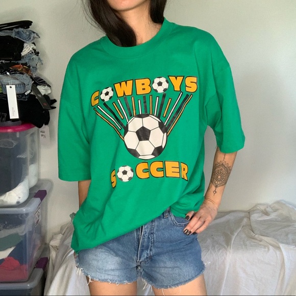 Vintage Cowboys Soccer T-shirt - Picture 6 of 6
